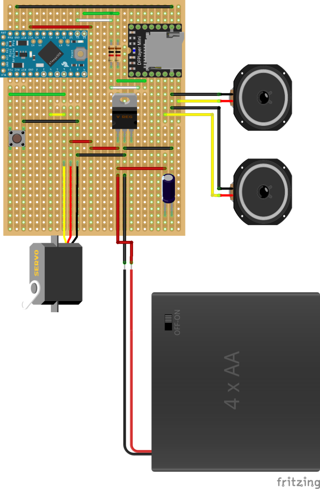 Tom Servo board layout